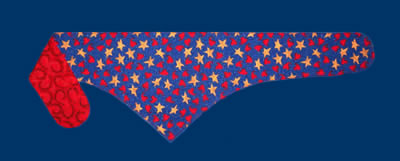 patriotic dog bandana