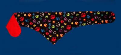 Paw Print dog bandana