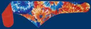 tie dye dog bandana